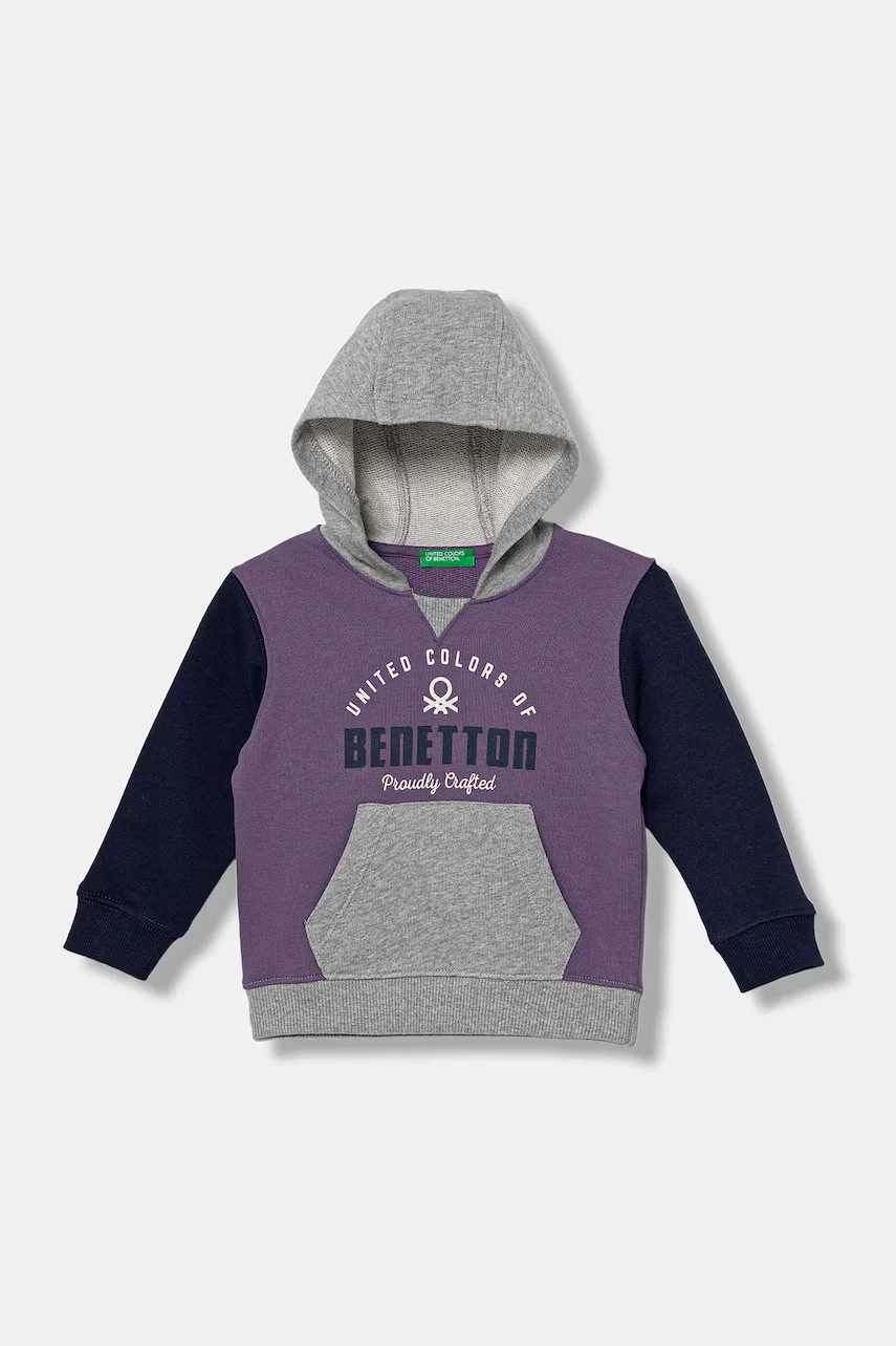 United Colors of Benetton Детски памучен суичър