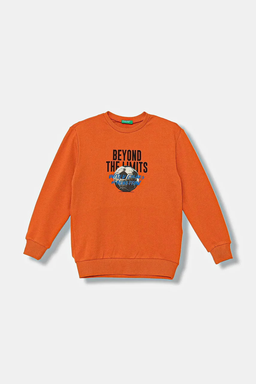 United Colors of Benetton Детски памучен суичър