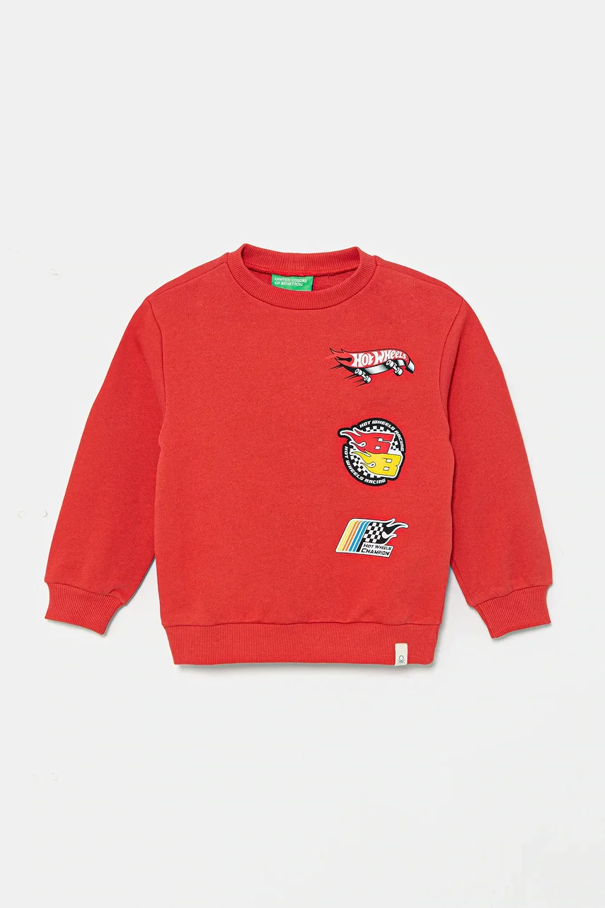 United Colors of Benetton Детски памучен суичър