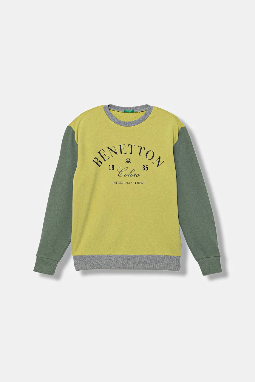 United Colors of Benetton Детски памучен суичър
