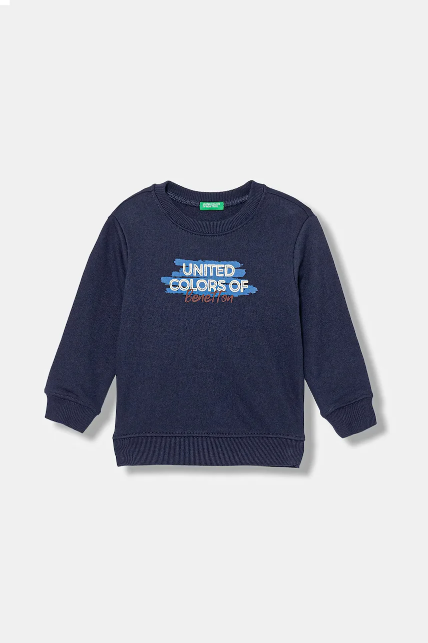 United Colors of Benetton Детски памучен суичър