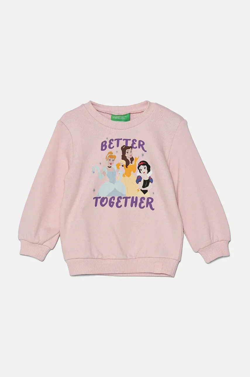 United Colors of Benetton Детски памучен суичър