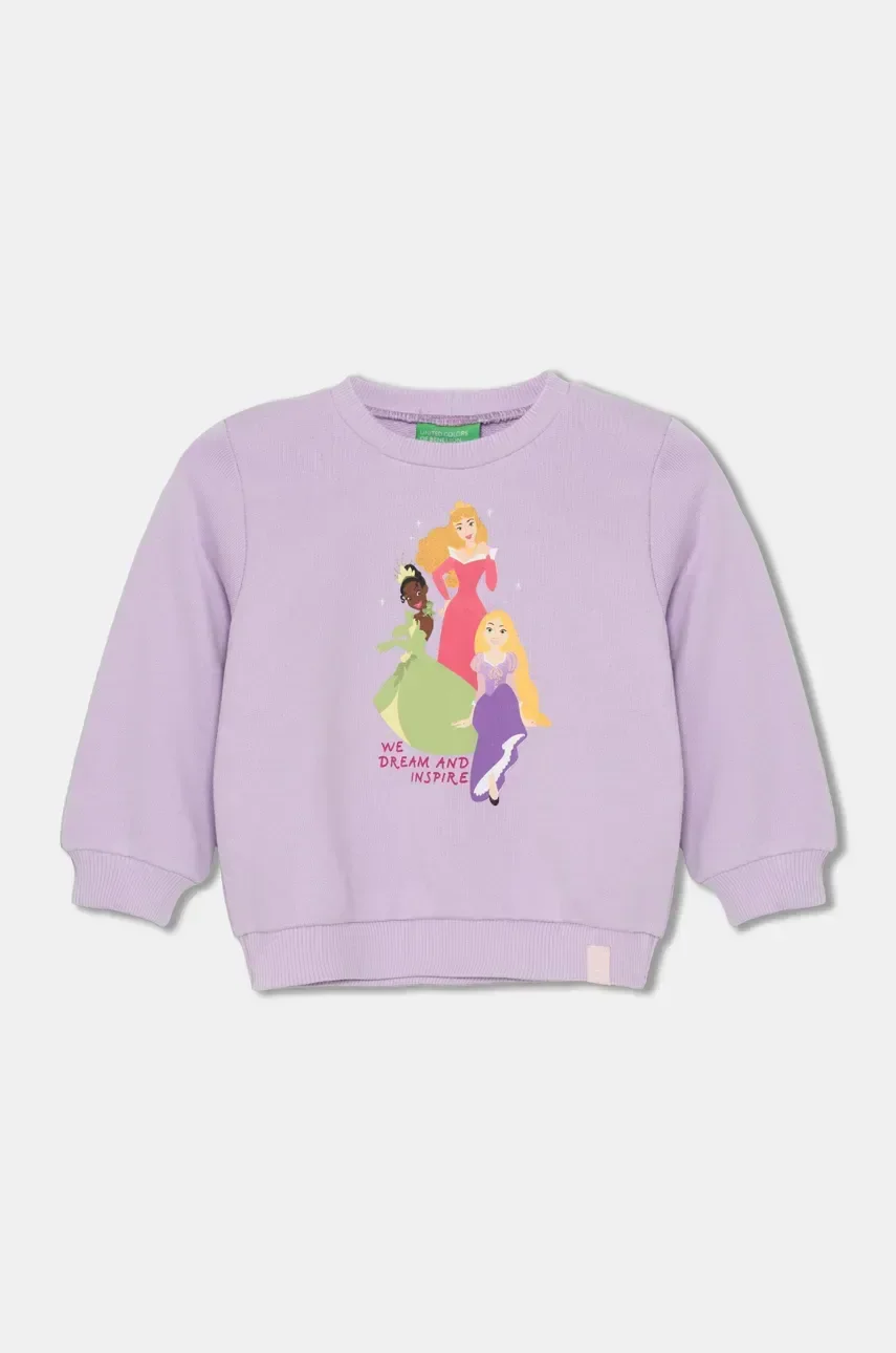 United Colors of Benetton Детски памучен суичър