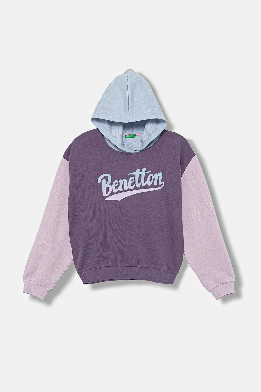 United Colors of Benetton Детски памучен суичър