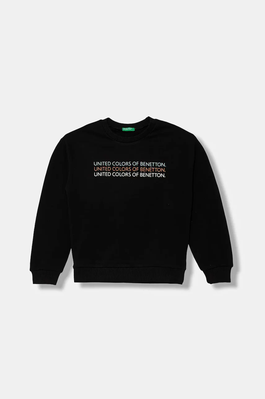 United Colors of Benetton Детски памучен суичър