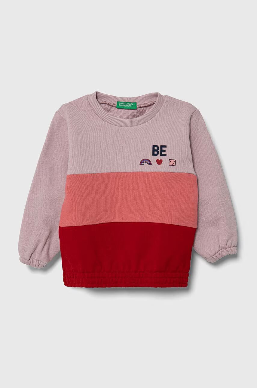 United Colors of Benetton Детски памучен суичър