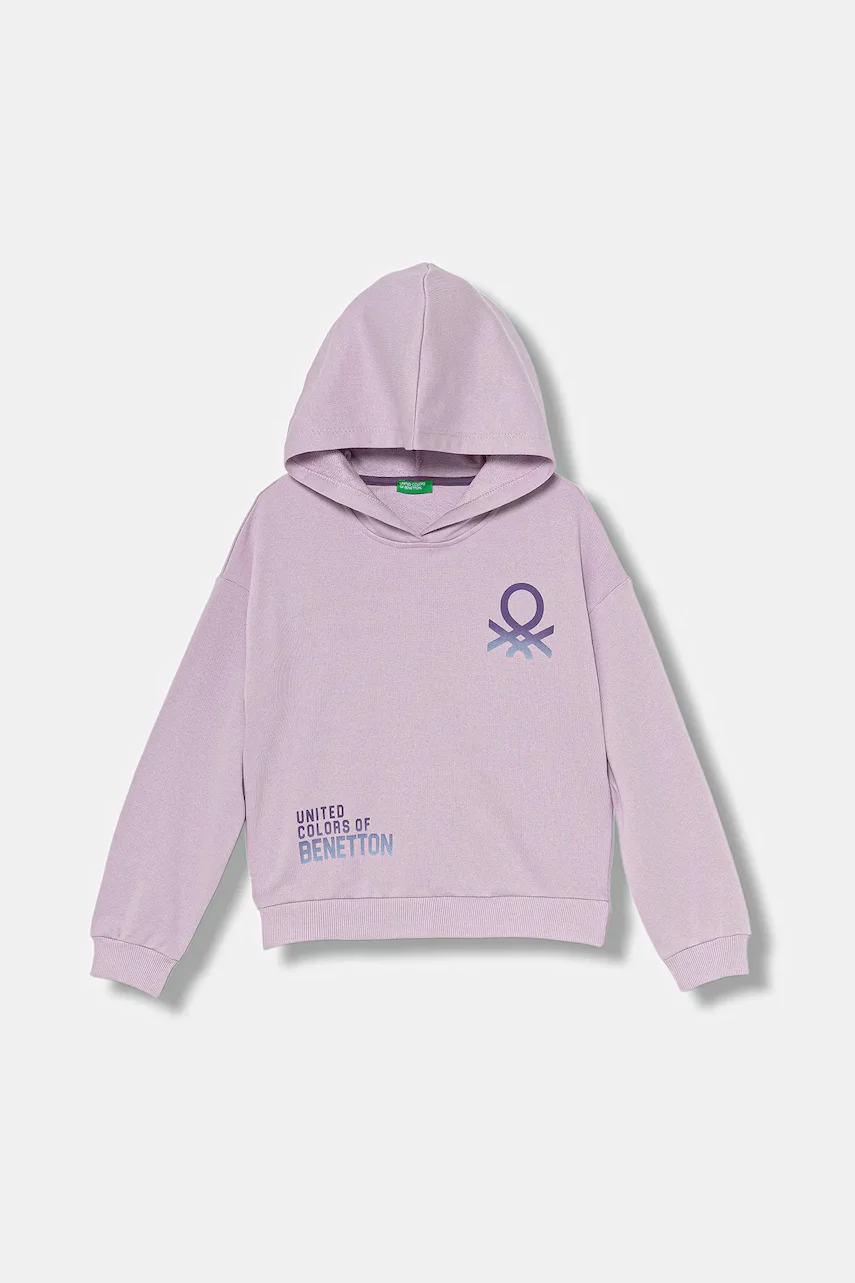 United Colors of Benetton Детски памучен суичър