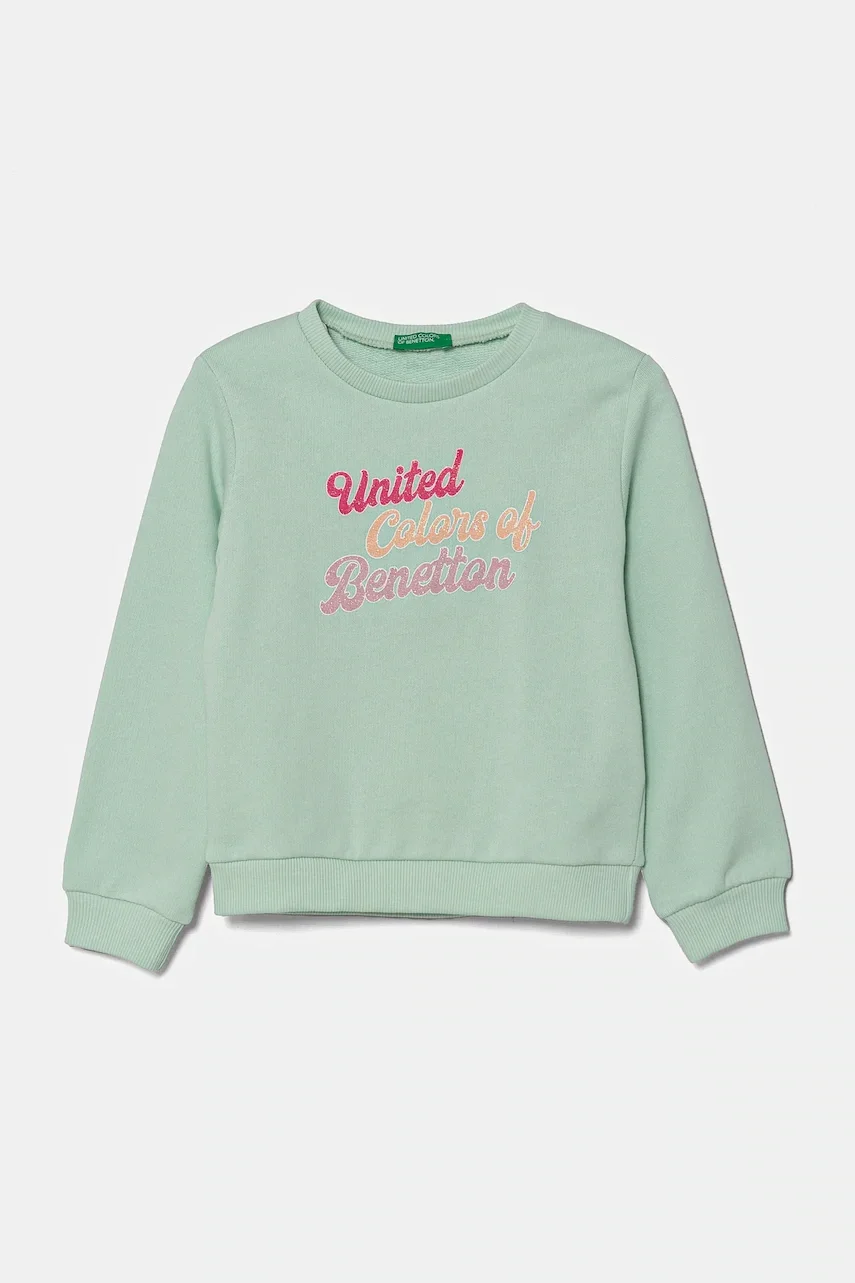 United Colors of Benetton Детски памучен суичър