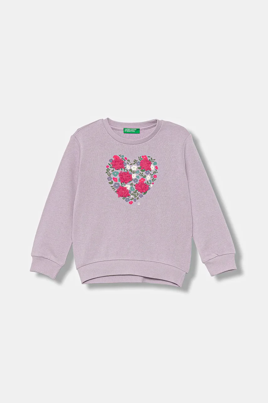 United Colors of Benetton Детски памучен суичър