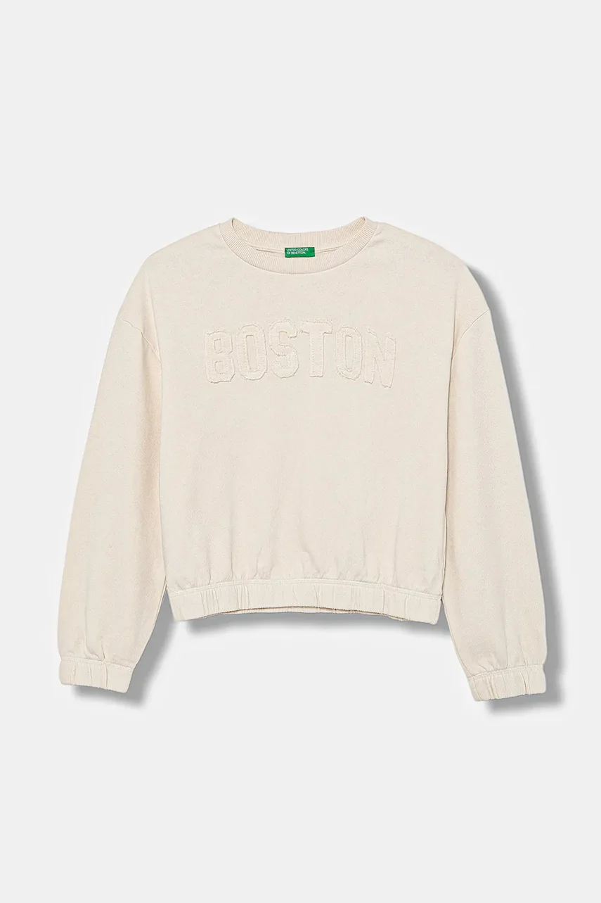United Colors of Benetton Детски памучен суичър
