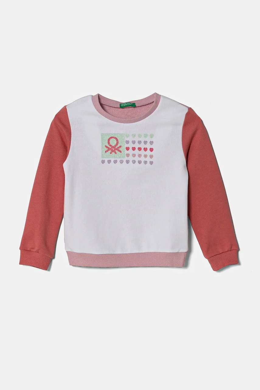 United Colors of Benetton Детски памучен суичър