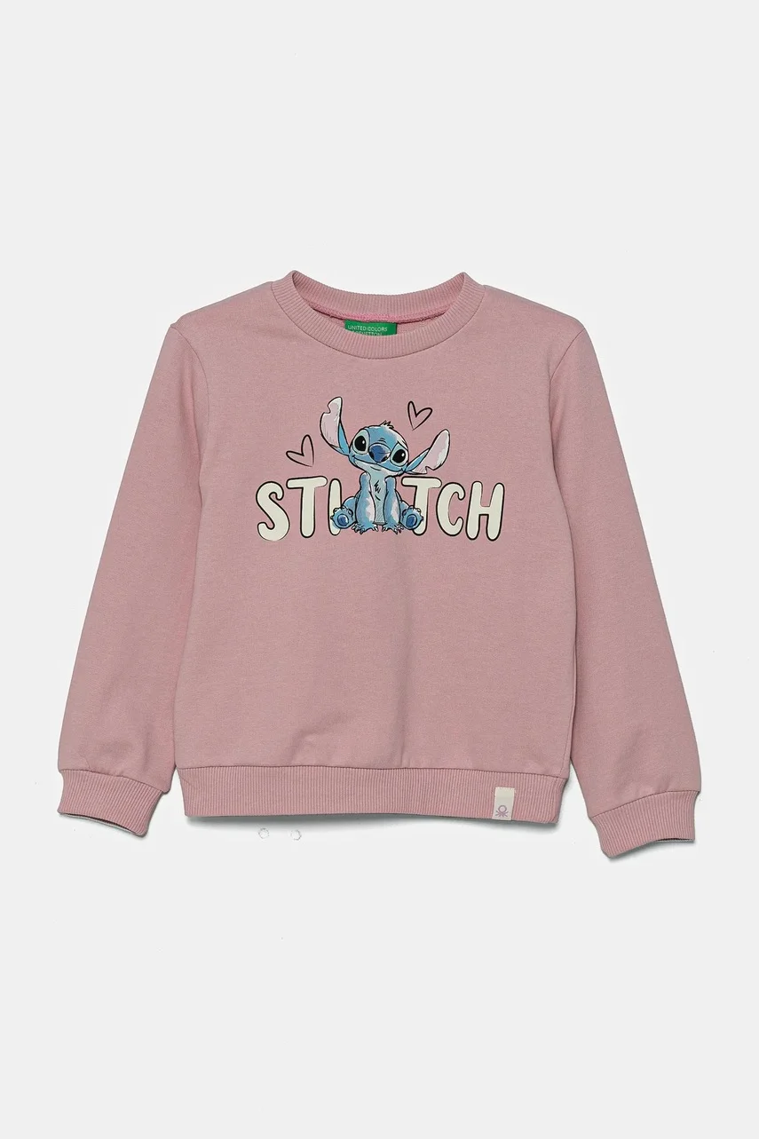 United Colors of Benetton Детски памучен суичър x Disney