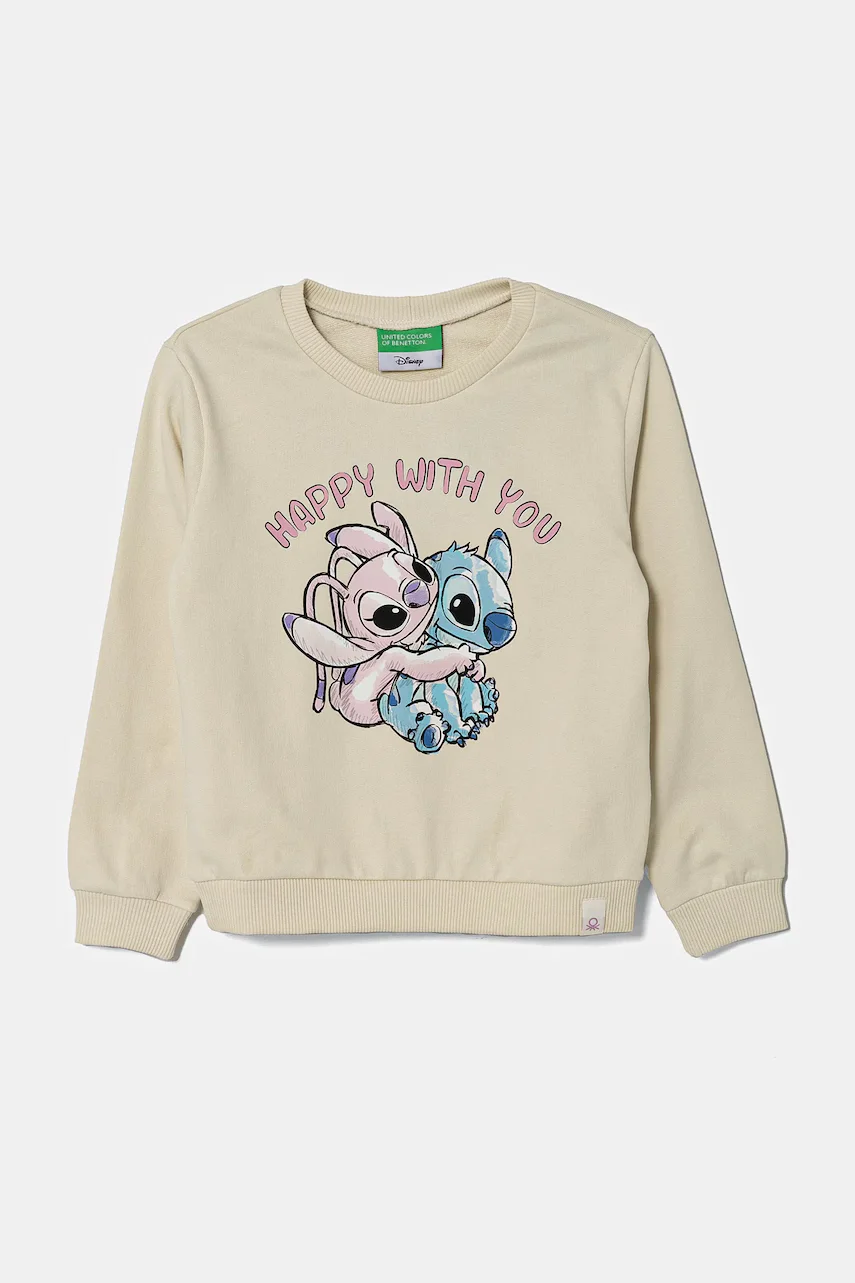 United Colors of Benetton Детски памучен суичър x Disney