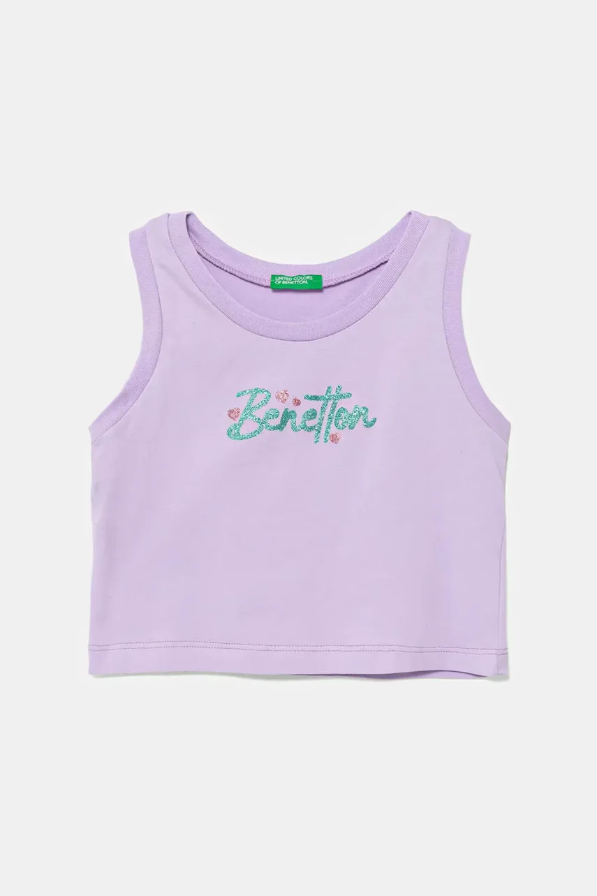 United Colors of Benetton Детски памучен топ