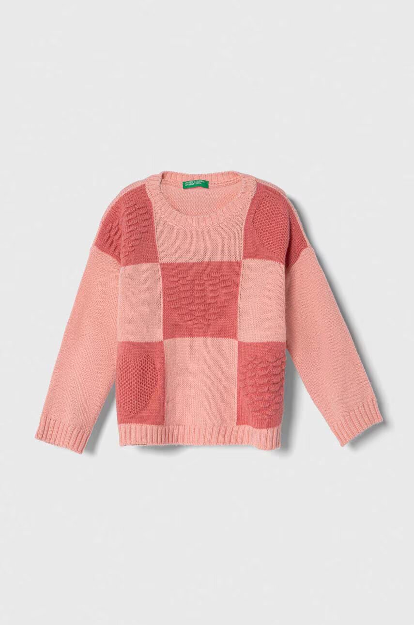United Colors of Benetton Детски пуловер с вълна