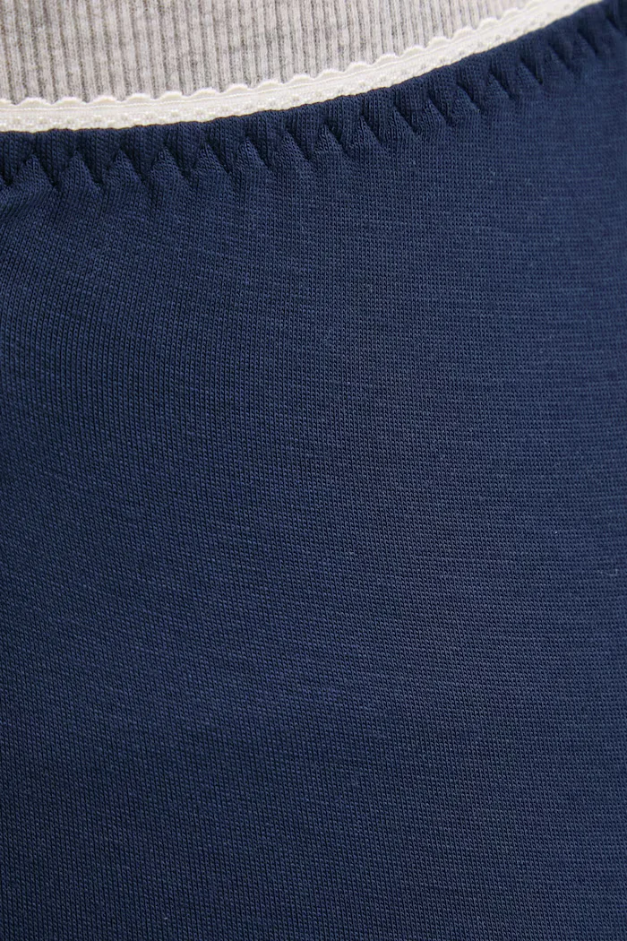 United Colors of Benetton долнище на пижама дамско с вискоза тъмносиньо 3Z123F04A