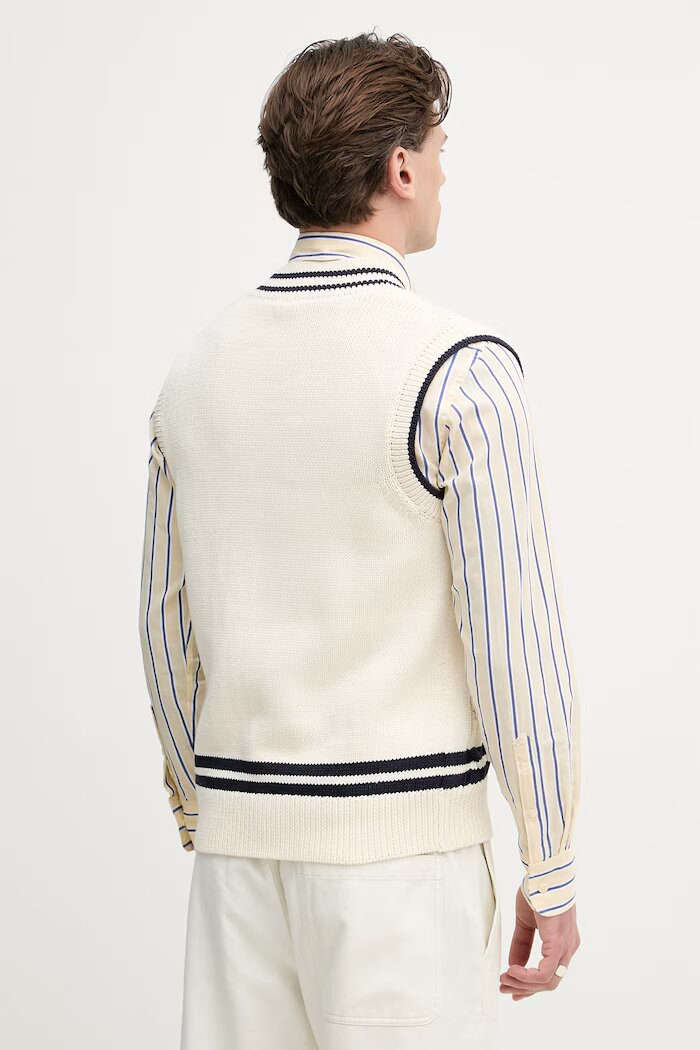 United Colors of Benetton елек мъжки бежов 1ZHHK401N