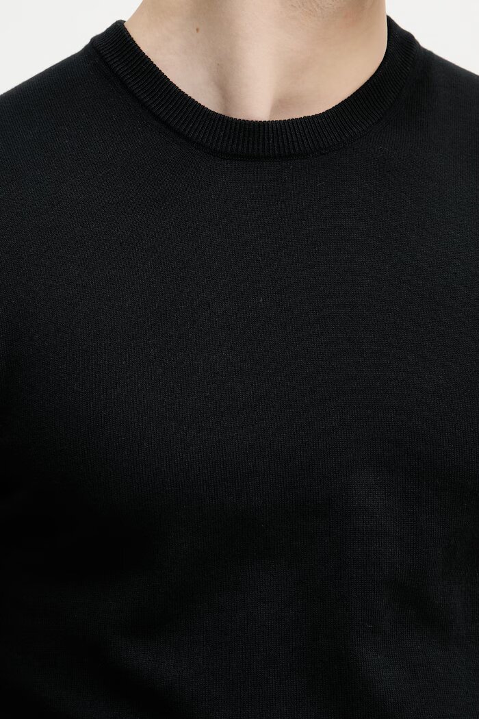 United Colors of Benetton елек мъжки от памук черен 1098U401R