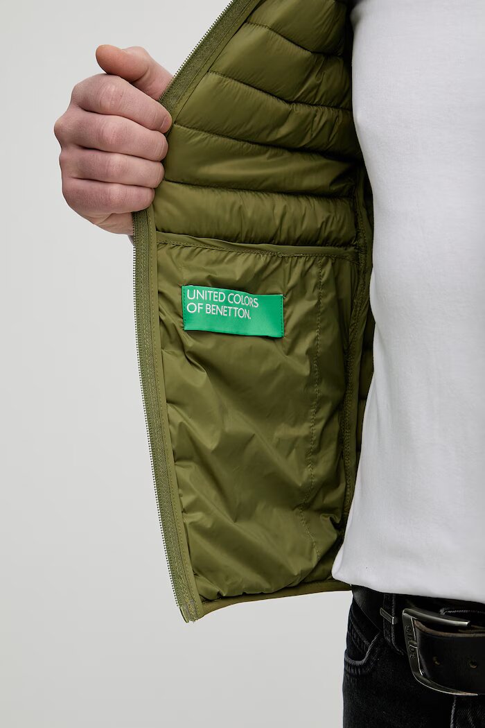 United Colors of Benetton елек мъжки зелен 2TWDUJ00P