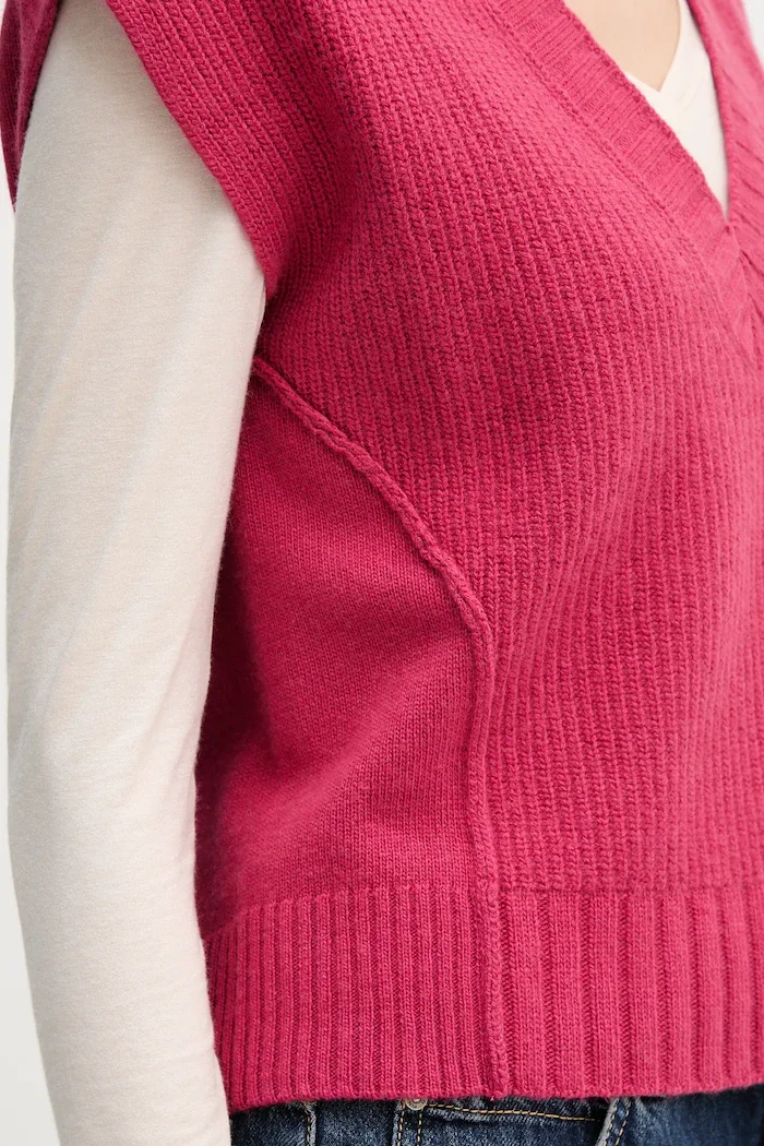 United Colors of Benetton Елек с вълна в розово 126WD4033