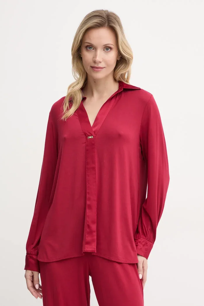 United Colors of Benetton Горнище на пижама в бордо 3ZEW3M007