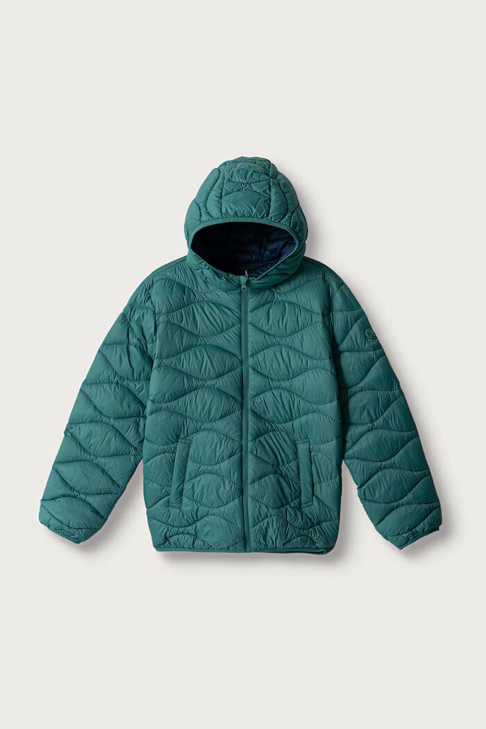 United Colors of Benetton късо яке за деца тюркоазено 2TWDCN07G