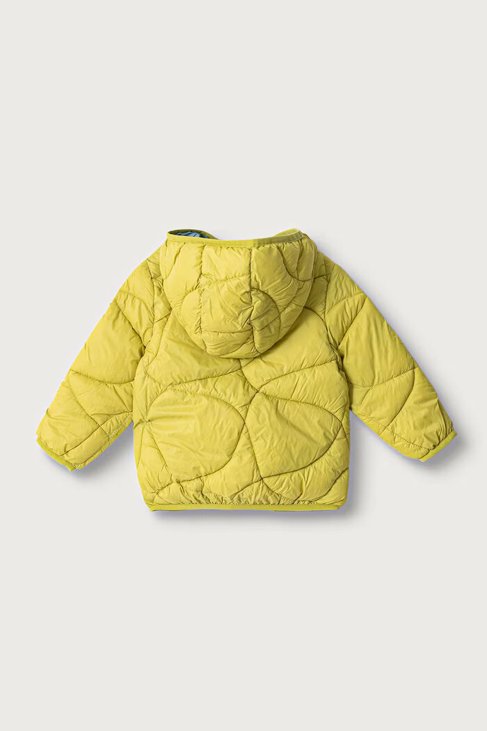 United Colors of Benetton късо яке за деца зелено 2TWDGN04N