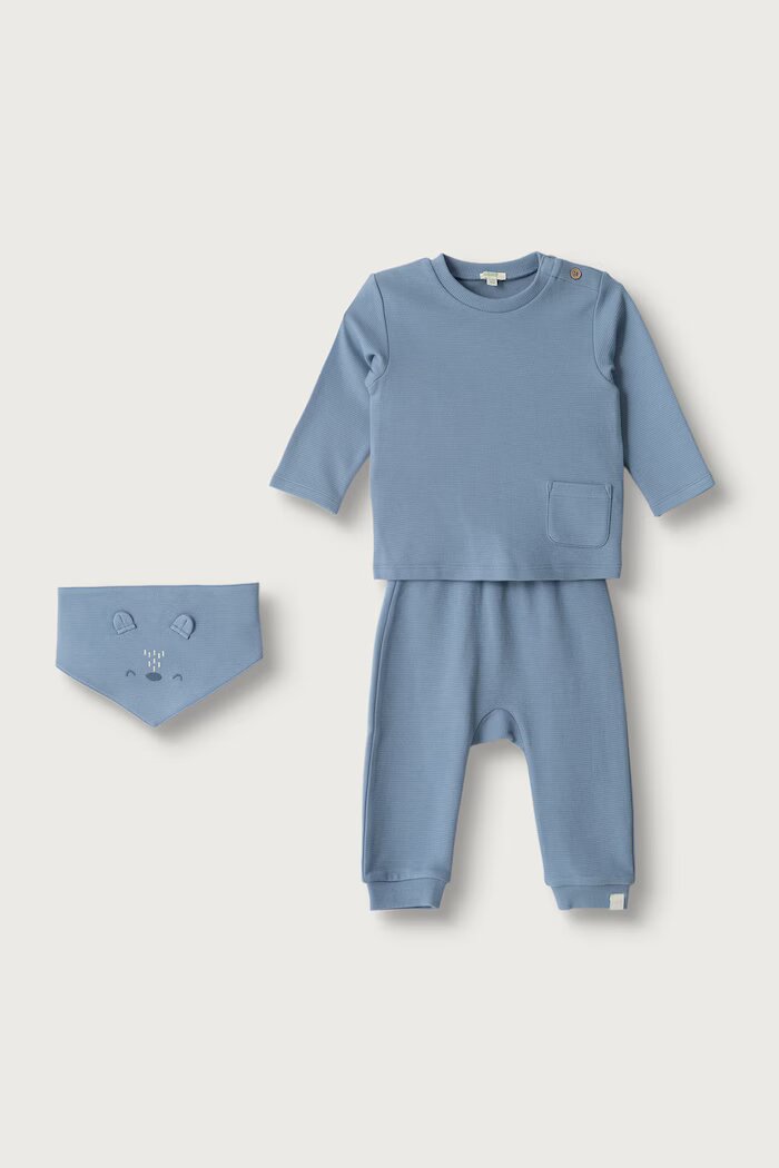 United Colors of Benetton комплект за деца от памук син 30THAK018