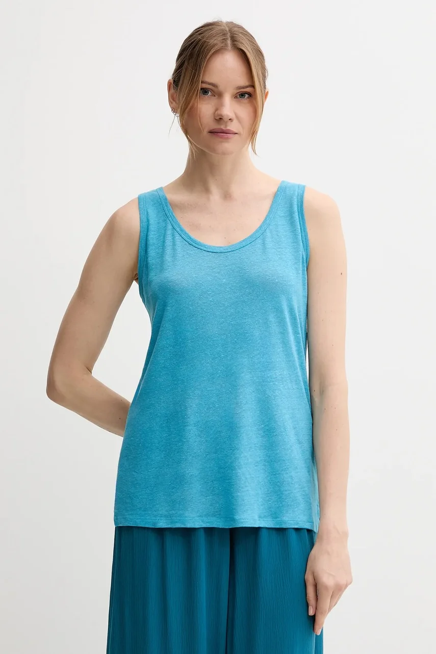 United Colors of Benetton Ленен топ