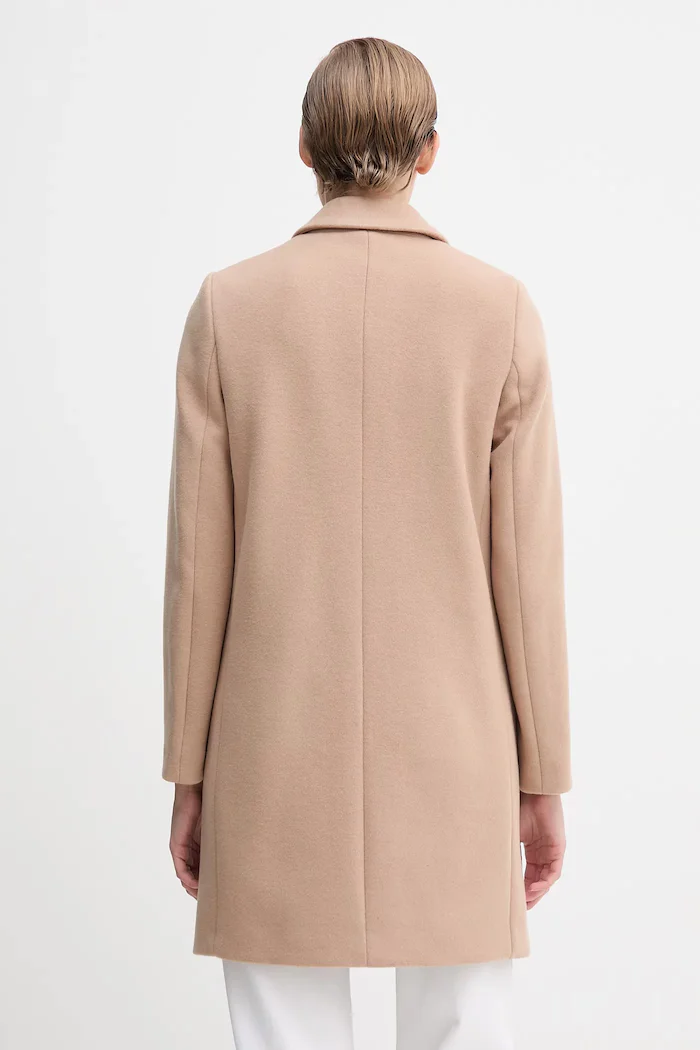 United Colors of Benetton Палто с вълна в бежово 2V0PDN062