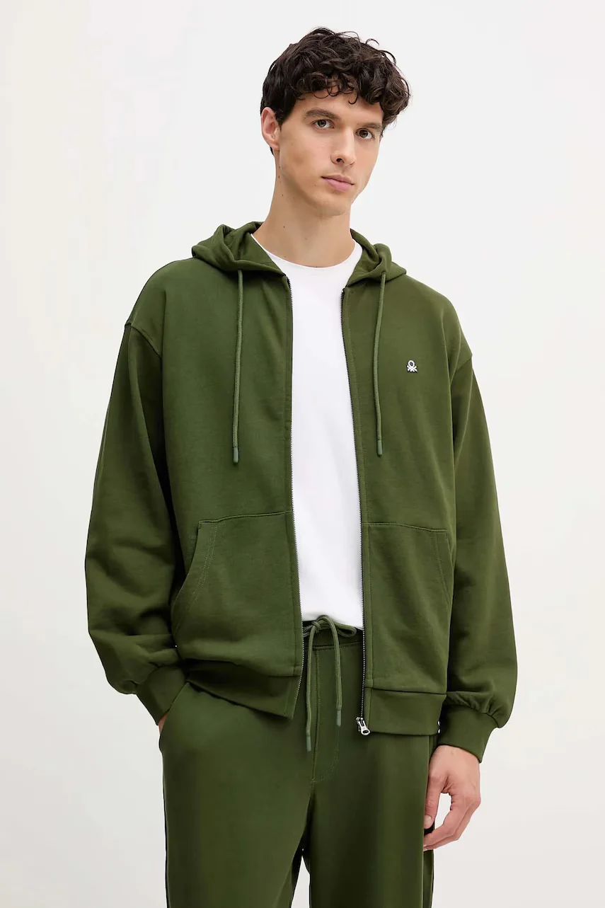 United Colors of Benetton Памучен суичър