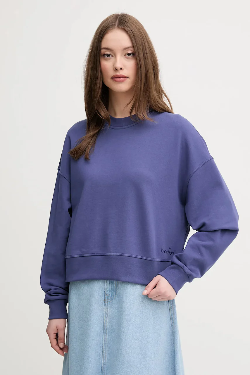 United Colors of Benetton Памучен суичър