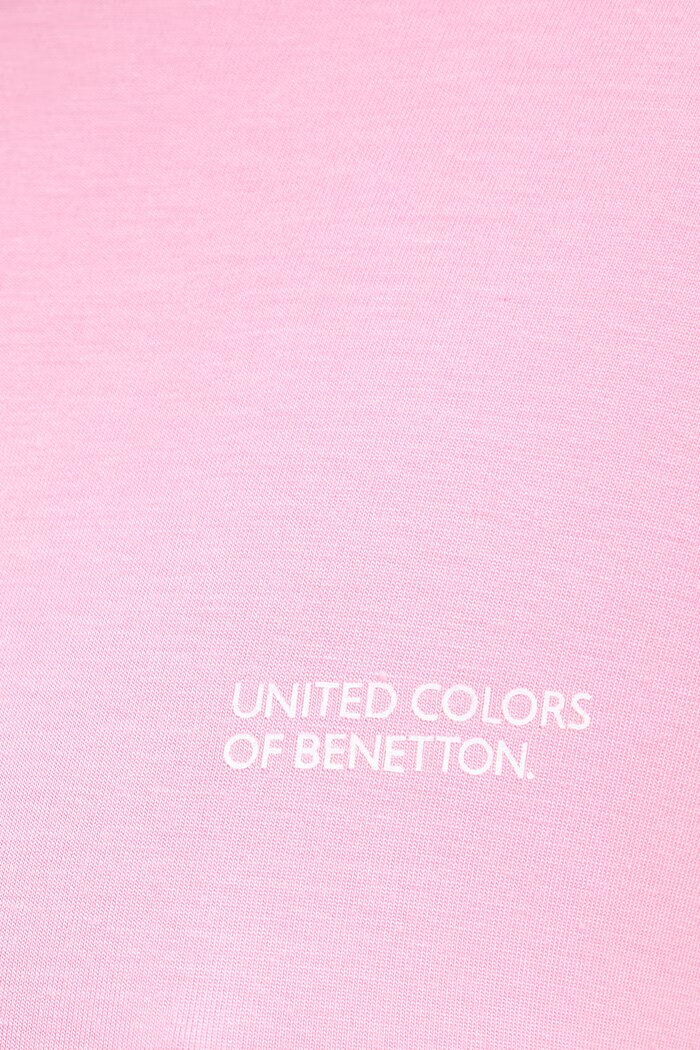 United Colors of Benetton пижама с къси ръкави дамска от модал розова 36MX3M08I