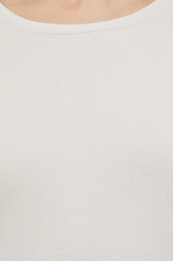 United Colors of Benetton пуловер дамски от памук бежов 1091D1M08