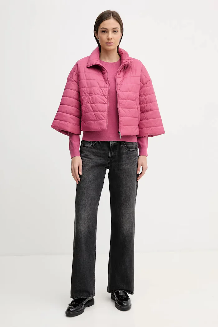 United Colors of Benetton пуловер дамски от вълна розов 1002D1K01