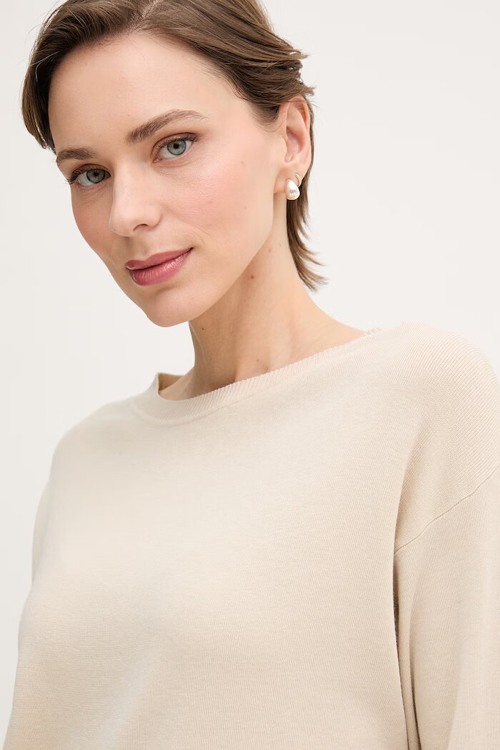 United Colors of Benetton пуловер дамски памучен бежов 1C19D10FU