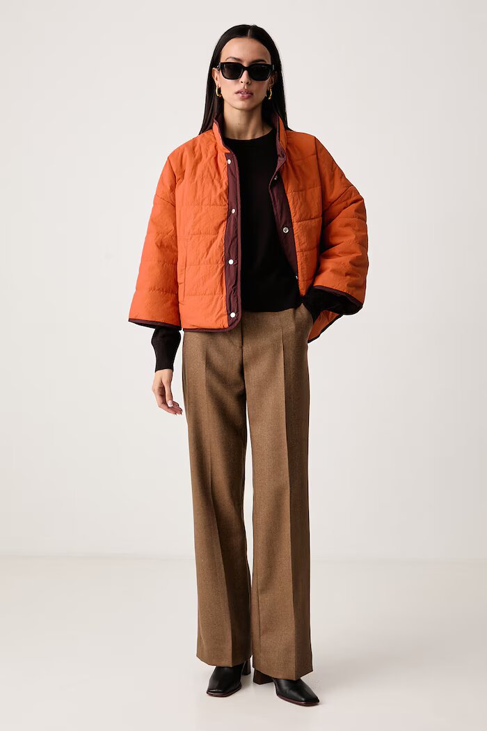 United Colors of Benetton пуловер дамски с вълна кафяв 1B9YD10HK
