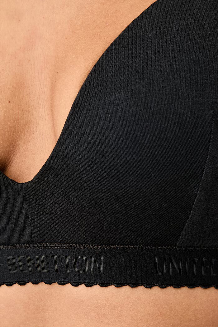United Colors of Benetton с памук черен 3G681R02G
