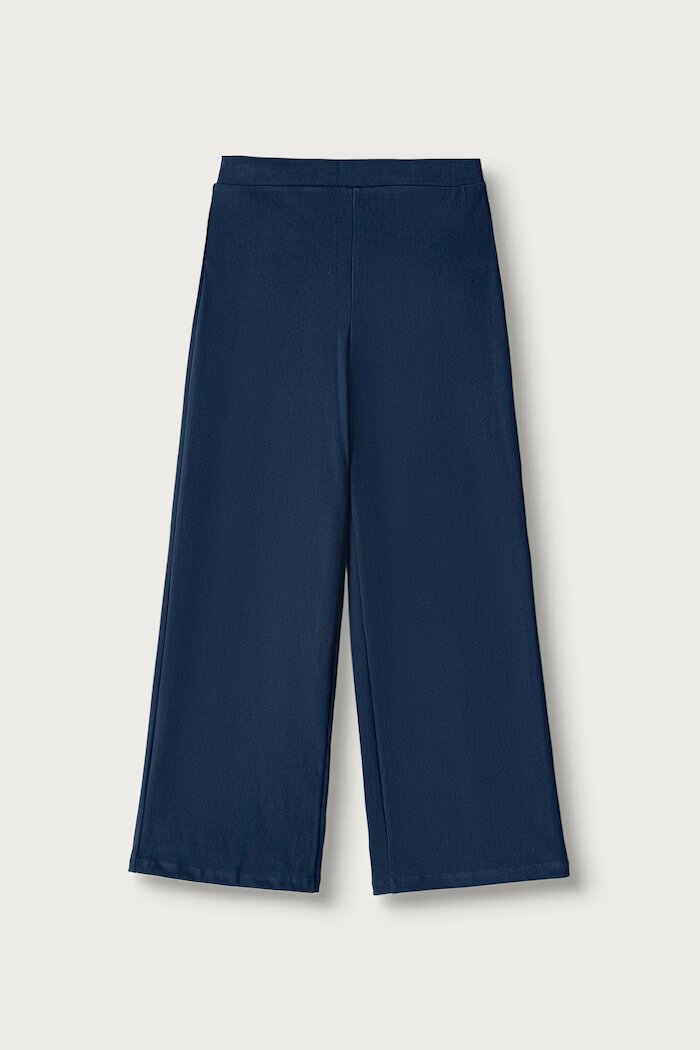 United Colors of Benetton широк панталон за деца с памук тъмносин 46D6CE04C
