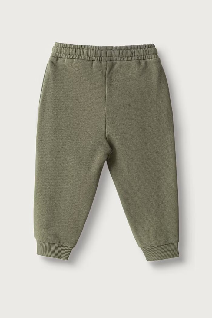 United Colors of Benetton спортен панталон за деца от памук зелен 3J70GF05J