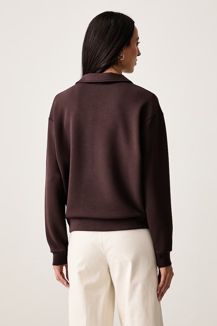 United Colors of Benetton суичър дамски с модал кафяв 3QAFD301G