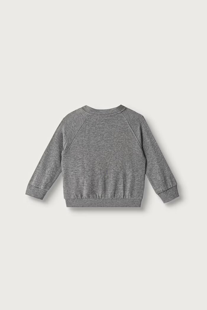 United Colors of Benetton суичър с цип за деца от памук сив 3J70G504I