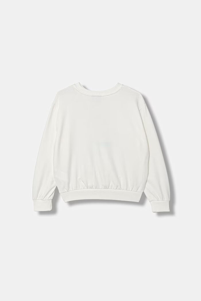 United Colors of Benetton суичър за деца от памук бежов 32N4C10SR
