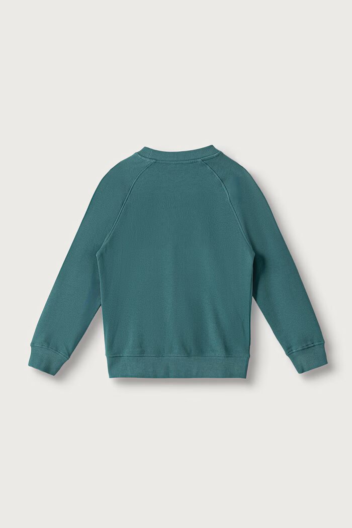 United Colors of Benetton суичър за деца от памук тюркоазен 3J68C10UC