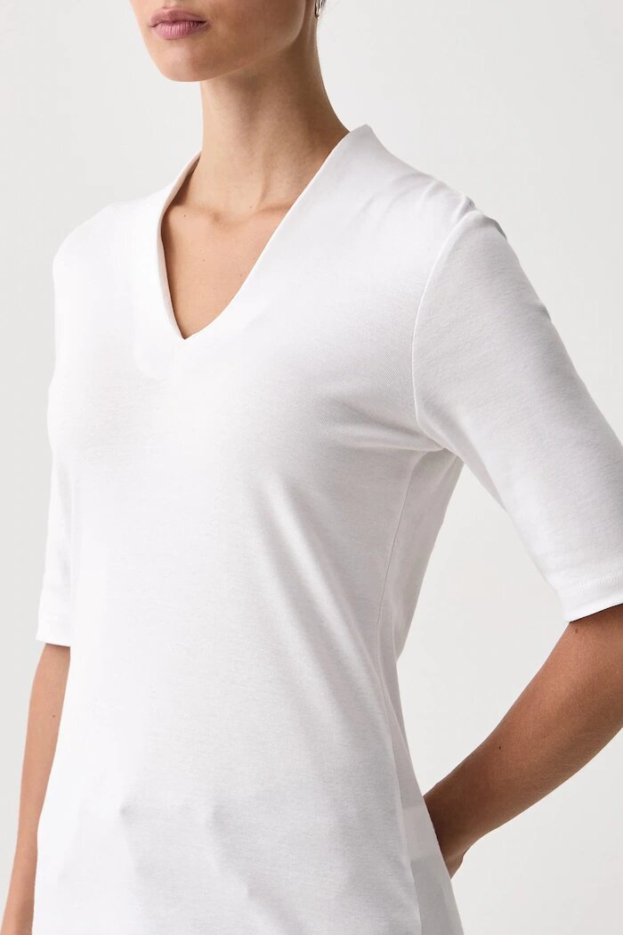 United Colors of Benetton тениска дамска от памук бяла 3GA8D400U