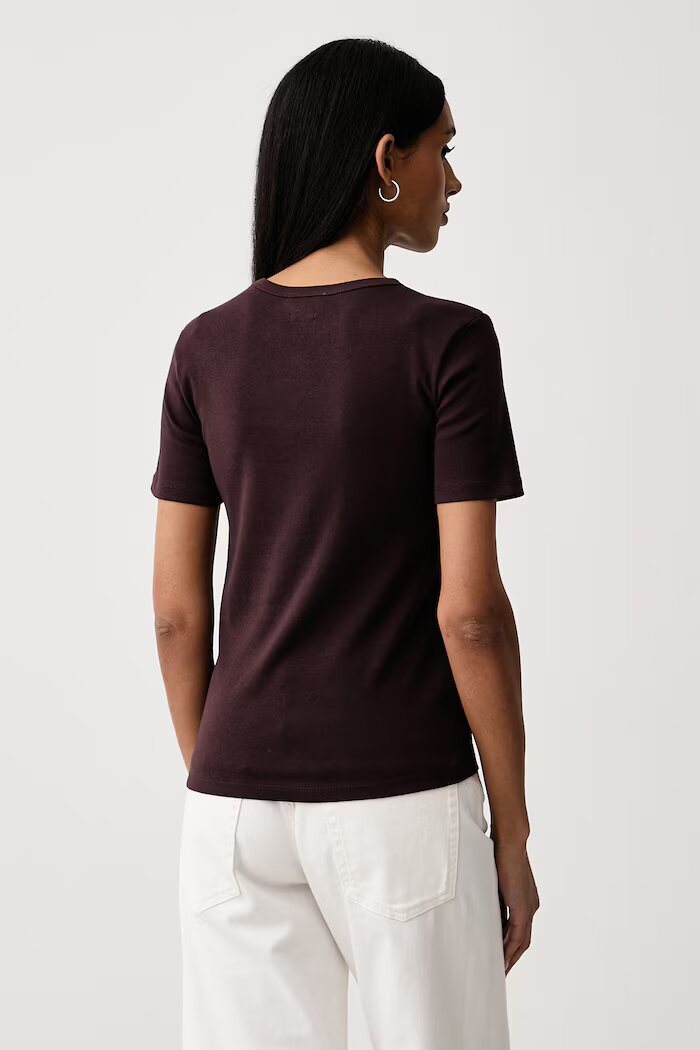 United Colors of Benetton тениска дамска от памук кафява 3GA8E16A2