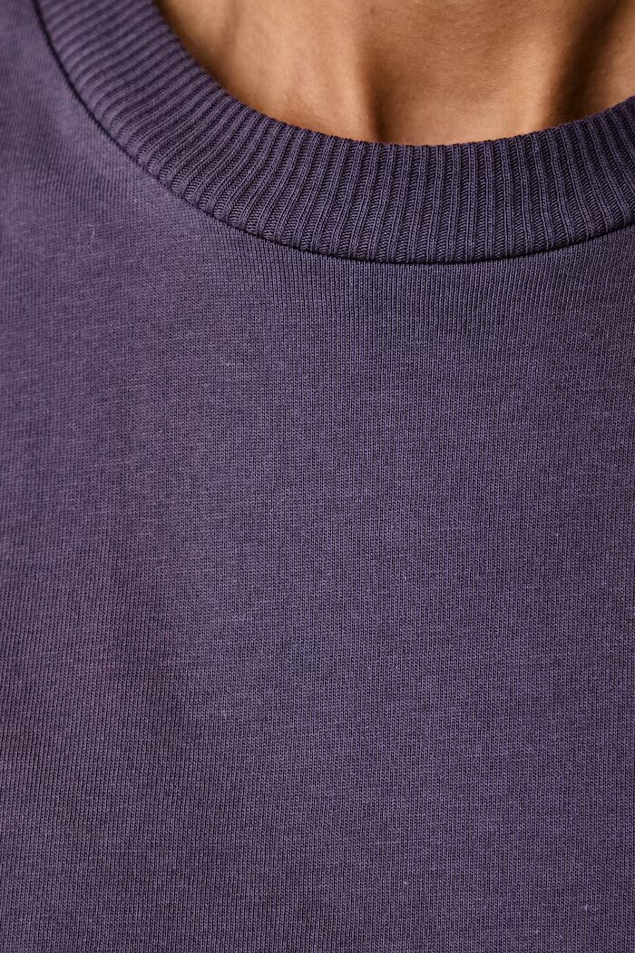 United Colors of Benetton тениска дамска от памук виолетова 3BL0E17G5
