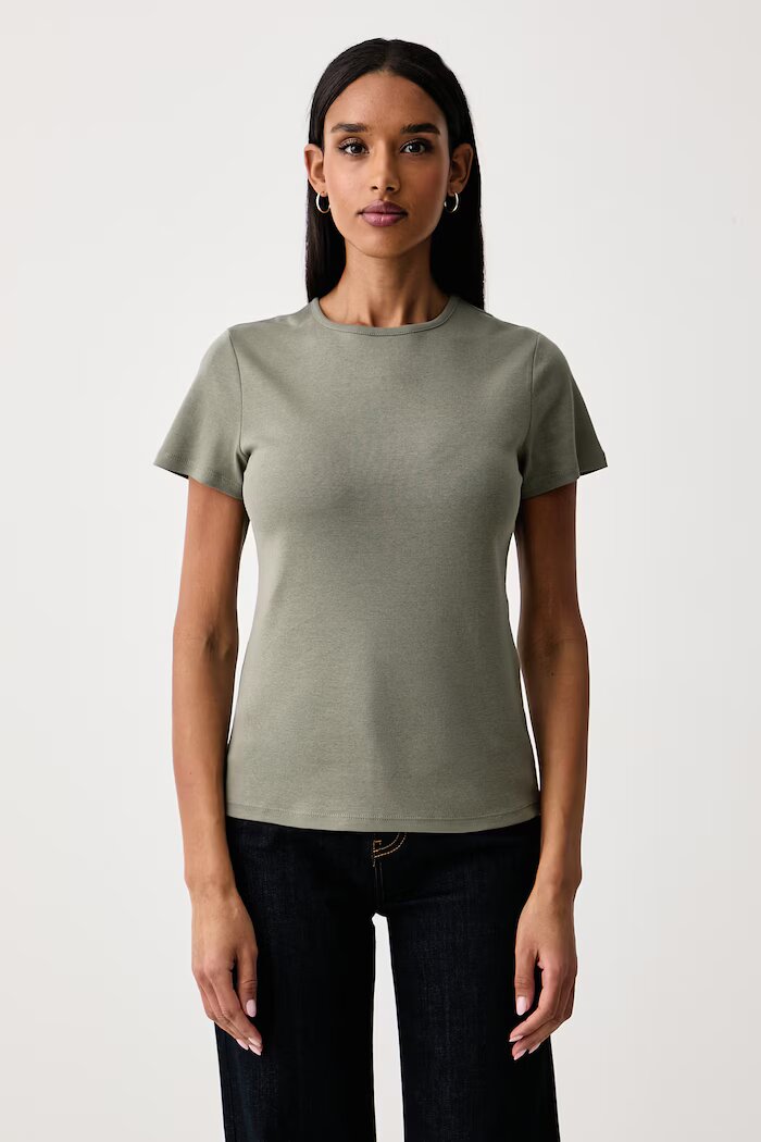 United Colors of Benetton тениска дамска от памук зелена 3GA8D10BX