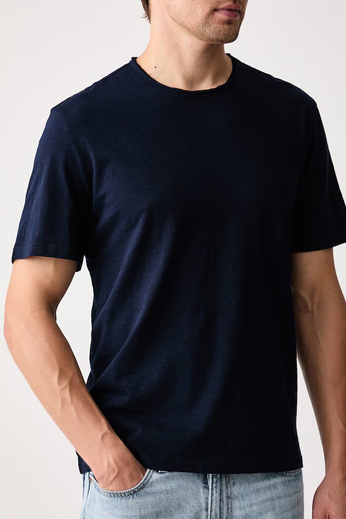 United Colors of Benetton тениска мъжка от памук тъмносиня 3N78U10C2