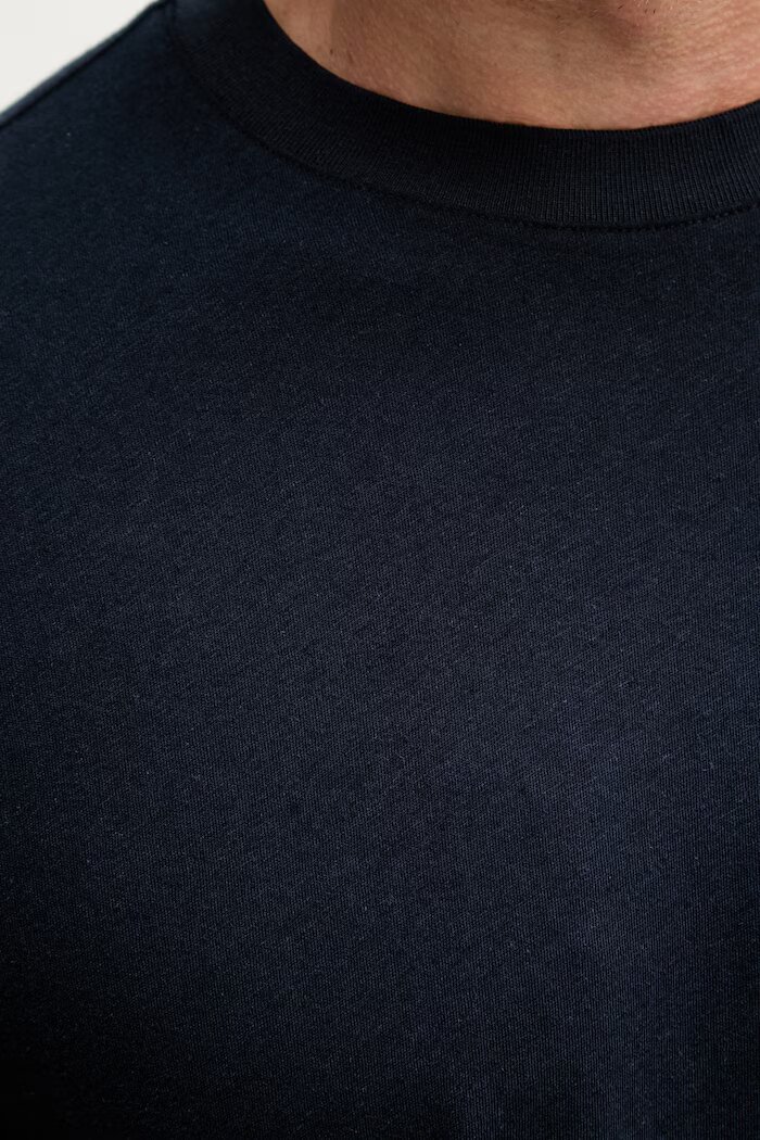 United Colors of Benetton тениска мъжка с памук тъмносиня 36IBU10CE